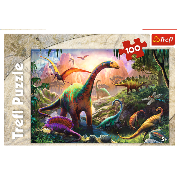 Puzzle 100el. Świat Dinozaurów Trefl 16277