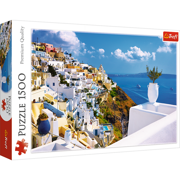 Puzzle 1500 el. Santorini, Grecja Trefl 26119
