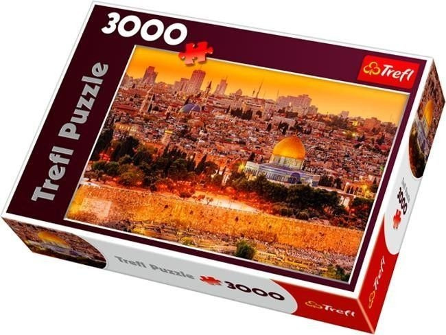 Puzzle 3000 el. Dachy Jerozolimy Trefl