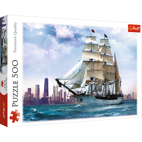 Puzzle 500 el. Żaglowiec, Chicago Trefl 37120