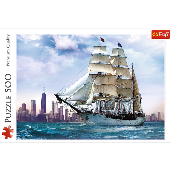 Puzzle 500 el. Żaglowiec, Chicago Trefl 37120