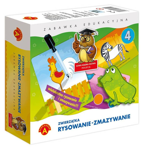 Rysowanie - Zmazywanie Zwierzątka Alexander