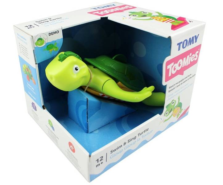Śpiewający pływający Żółw do kąpieli Tomy Toomies