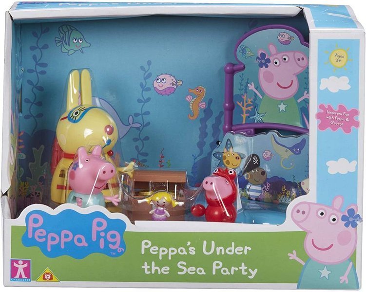 Świnka Peppa Podwodny Świat 3 Figurki + akcesoria