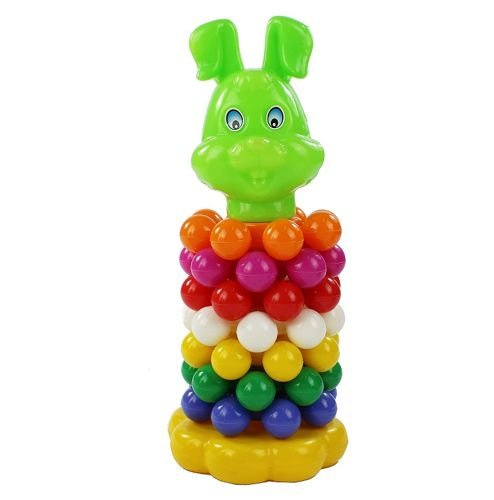 Układanka Piramidka Gwiazda 9 el. 27 cm