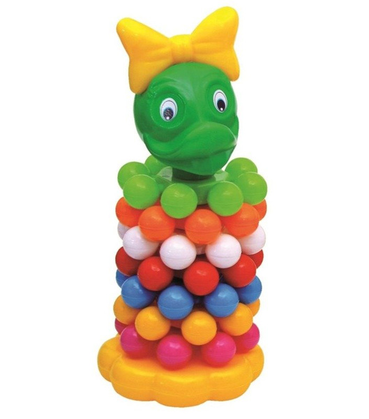 Układanka Piramidka Gwiazda 9 el. 27 cm
