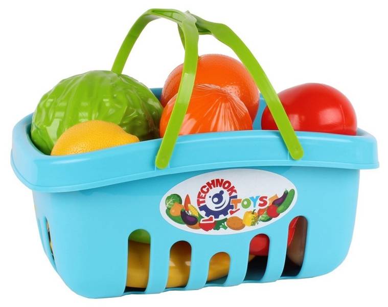 Warzywa i owoce w koszyczku 17 el. 5354 - 4 KOLORY