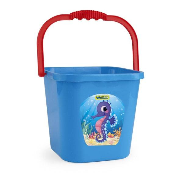 Wiaderko kwadratowe wielkie 7,5L Wader 71708