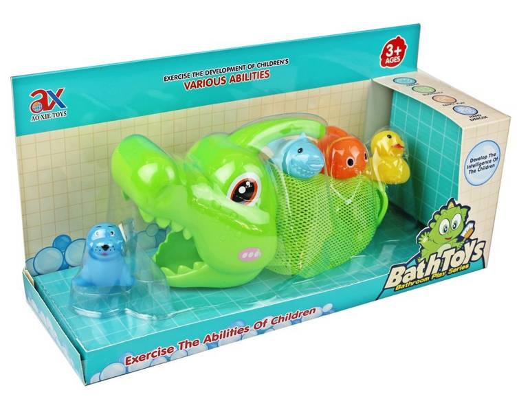 Zabawki do wanny Kąpielowy Krokodyl zbierak