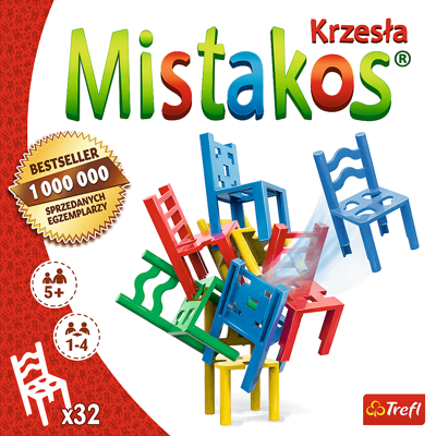 Gra Mistakos Krzesła 4-osobowa Trefl