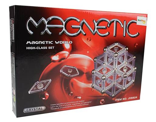 Klocki Magnetyczne Układanka Magnetic 84 el.
