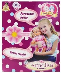 Lalka Amelka Raperka 39 cm Śpiewa