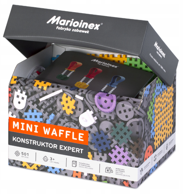 MARIOINEX Klocki wafle mini 501 el. Konstruktor ex