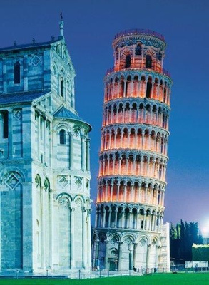 Puzzle 1000 HQ Krzywa Wieża w Pizie Clementoni