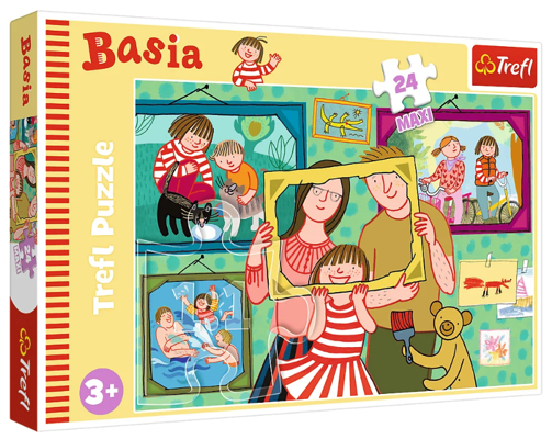Puzzle 24 Maxi Basia i jej dzień Trefl