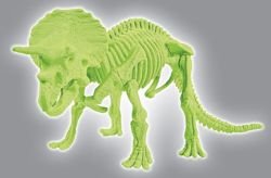 Skamieniałości Triceratops Fluo Clementoni